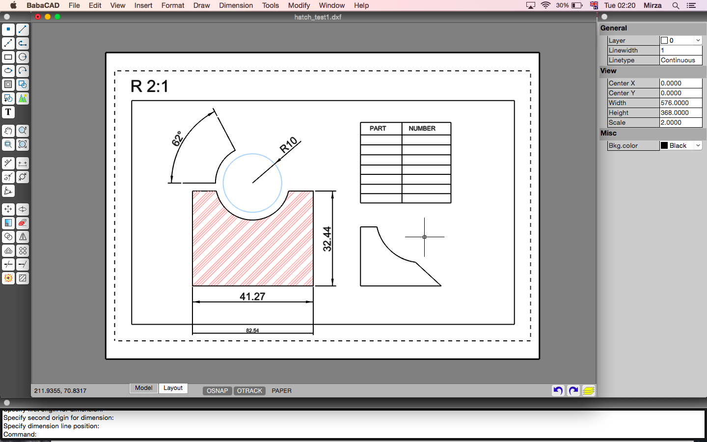 CAD layout
