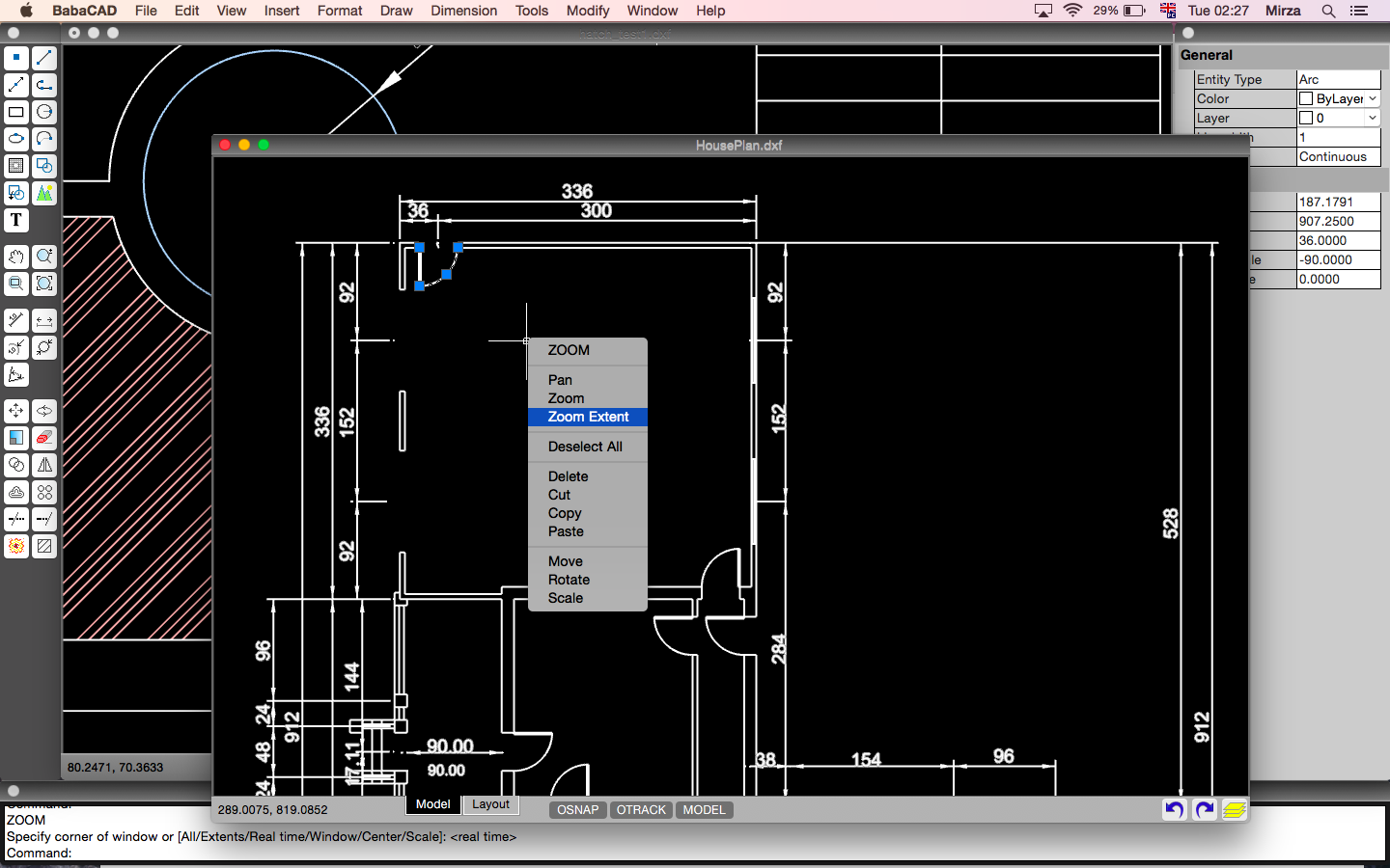 CAD multi-document interface