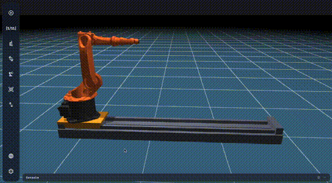 Industrial robot arm simulator
