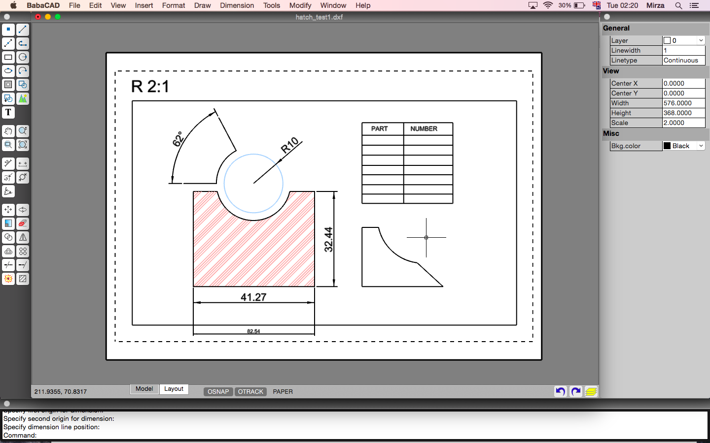 House plan in CAD